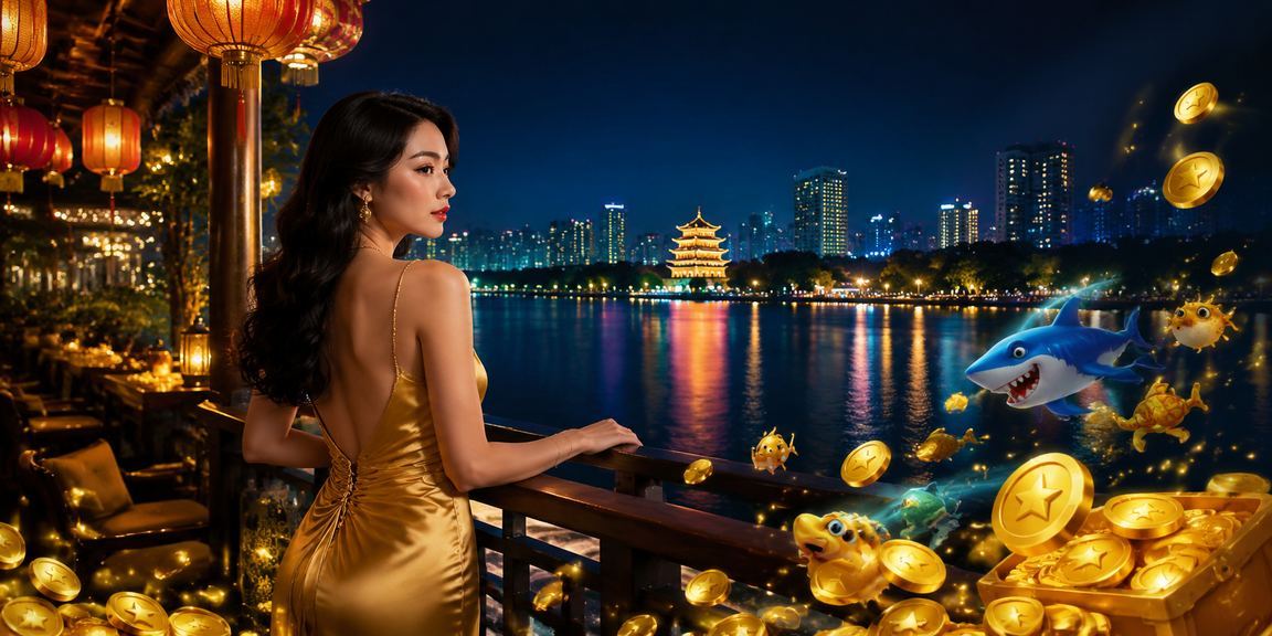 Chợ đêm Hà Nội với trò chơi bắn cá và không khí giải trí sôi động về đêm