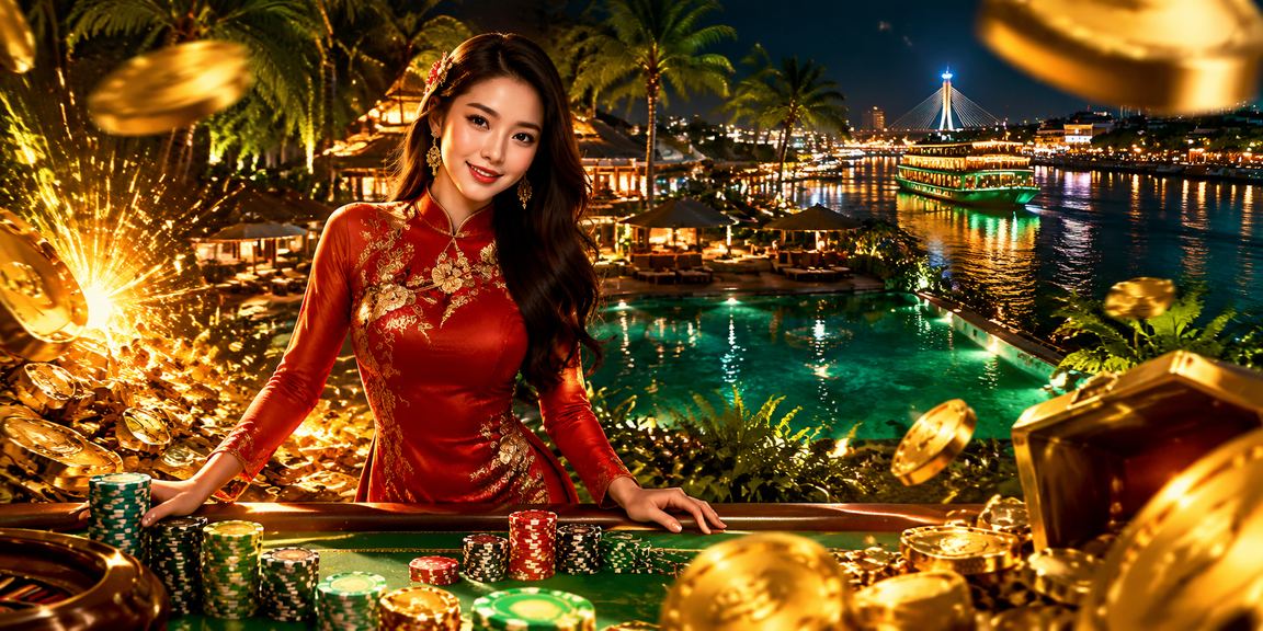 Người dùng đăng ký nhận bonus tại vùng Mekong mặc áo dài truyền thống